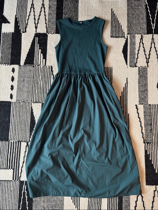 Uniqlo Dresses & Skirts - Uniqlo Sleeveless Teal Maxi Dress - Classic Women’s Dress